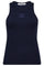 Sahara Embroidery Tank Top 33151 | Navy | T-Shirt fra Co'couture