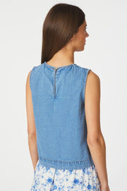 Svetlana D Top | Light Blue | Bluse fra Neo Noir