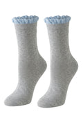 Carly Socks | Grey/Blue | Strømper fra By Timm
