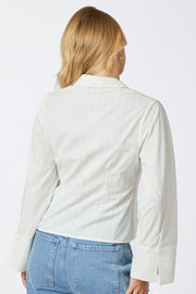 Rosa Solid Shirt | White | Skjorte fra Neo Noir