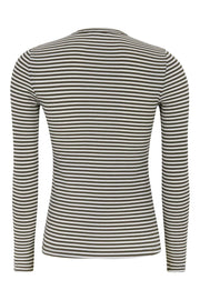 SRFenja Stripe O-neck Top SR124-303 | Morel | T-shirt fra Soft Rebels