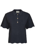 Soko Wave Knit Tee | Midnight Blue | Strik fra Neo Noir – nedsat