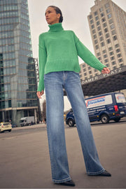 Marlena Nolla Jeans Long | Blue | Jeans fra Mos Mosh