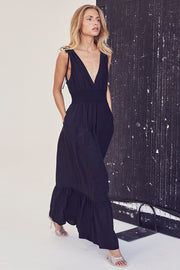 Sunrise Mazza Maxi Dress 96732 | Black | Kjole fra Co'couture