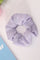 Color Seersucker Scrunchie | Purple | Hårelastik fra By Timm