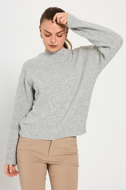 Boady Pullover 205237 | Light Grey Melange | Strik fra Freequent