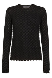 Thaz Relena Lux Knit  | Black | Strik fra Mos Mosh