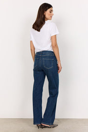 Molly Jeans | Dark Blue Denim | Jeans fra French Laundry