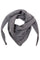 Triangle Mini Knitted Scarf | Dk. Grey | Tørklæde fra Black Colour