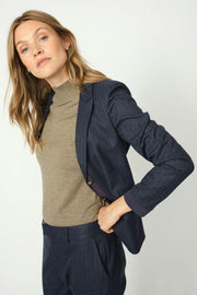 Blake Carie Blazer | Maritime Blue | Blazer fra Mos Mosh