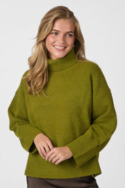 Naline Knit Blouse | Sage Green | Strik fra Neo Noir