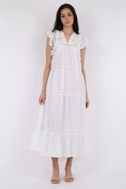 Ankita S Voile Dress 162046 | White | Kjole fra Neo Noir