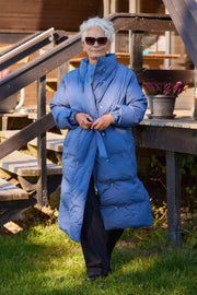 Lilly Long coat | Mørkeblå | Frakke fra French Laundry