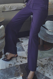 Nolan Wide Pant 31644 | Plum | Bukser fra Co'couture