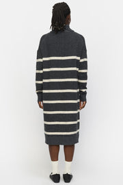 SREmerald Rollneck Dress Knit | Dark Grey Melange | Kjole fra Soft Rebels