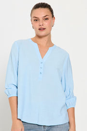 Penny Blouse 205515 | Chambray Blue | Bluse fra Freequent