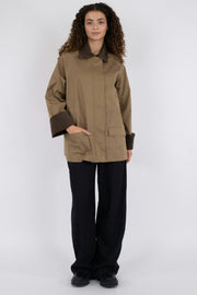 Anastacia Cord Jacket | Khaki | Jakke fra Neo Noir