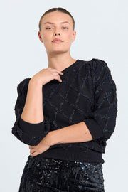 Safri Pullover 207204 | Black | Strik fra Freequent