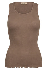 Elaine Seamless Tank Top  | Pine Bark  | Top fra Mos Mosh