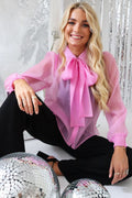 Elina Ls Bluse | Rosa | Bluse von Liberté