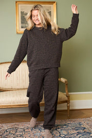 Dea Sweatshirt | Dark Leopard | Bluse fra Black Colour