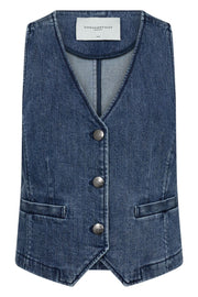 Jean Waistcoat 204975 | Denim Blue | Jakke fra Copenhagen Muse