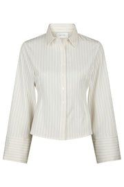 Rosa Pinstripe Shirt | White | Skjorte fra Neo Noir