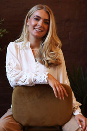 Rigmor Ls Blouse | White | Bluse fra Liberté