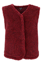 Teddy Vest | Plum | Vest fra Black Colour