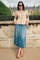 Janet Shane Skirt   | Blue | Nederdel fra Mos Mosh