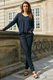 Vice Deluxe Jeans 30' | Dark Blue | Jeans fra Mos Mosh