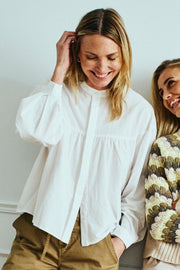 Silje Shirt 206557 | Star Off-White | Skjorte fra Freequent