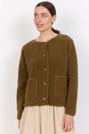 Ada Teddy Jacket | Army | Jakke fra French Laundry