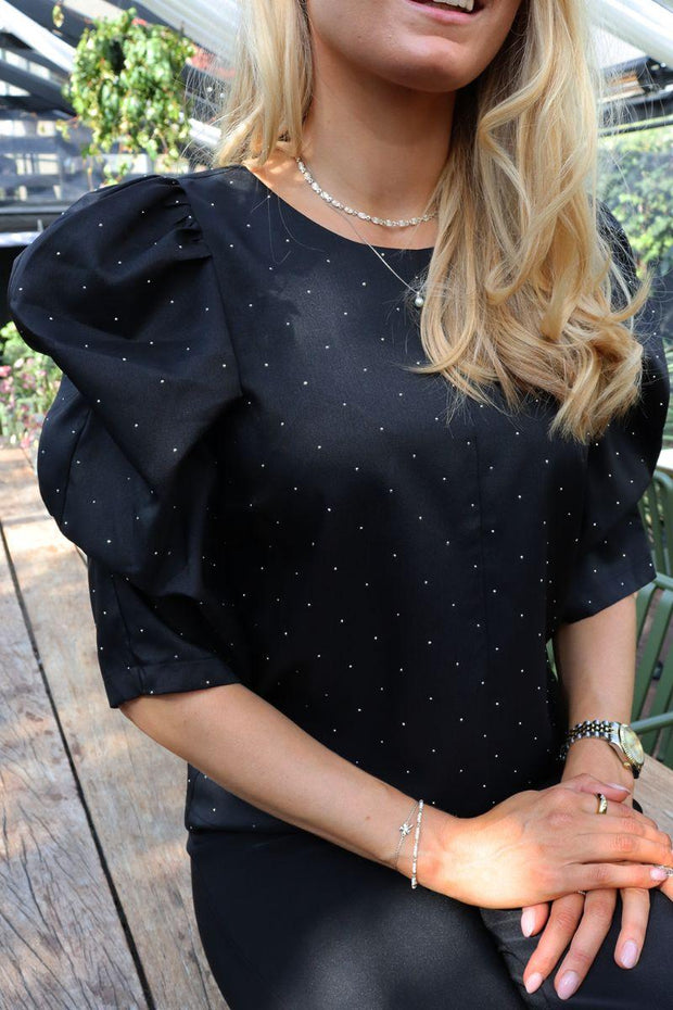 Winnie Blouse | Black Diamond | Bluse fra Liberté