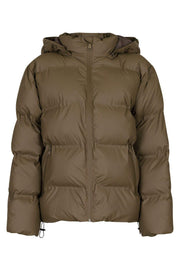 Fox C Puffer Jacket | Dark Taupe | Jakke fra Neo Noir