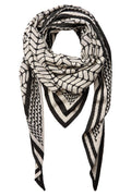 Trinity Schal | Creme &amp; Schwarz | Schal von French Laundry