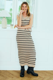 Ani Waistcoat 205686 | Simply Taupe Mel. W. Black | Jakke fra Freequent