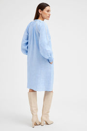 Dixi knee dress 52527 | Blue Chambre | Kjole fra Gustav