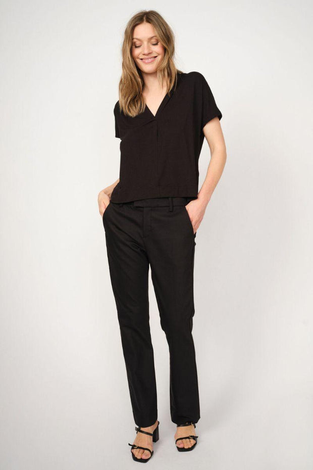 Ellen Night Pant | Black | Bukser fra Mos Mosh