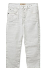 Vice Colour Capri Pant | White | Bukser fra Mos mosh