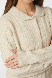 Emelie Knit Cardigan | Ivory | Strik fra Neo Noir