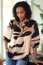 Camilla Blouse 2760 | Beige | Bluse fra Prepair