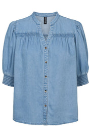 Lissa Blouse 2757 | Blue | Bluse fra Prepair