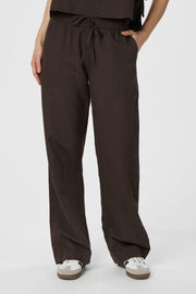 Sonar Linen Pants | Dark Brown | Bukser fra Neo Noir