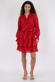 Ada S Voile Dress 161858 | Red | Kjole fra Neo Noir