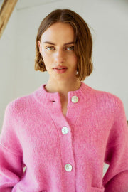 Louisa Cardigan 205416 | Fuchsia Pink | Cardigan fra Freequent