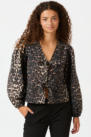 Tova Leo Blouse 164451 | Leopard | Bluse fra Neo Noir