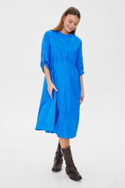 Malay Dress | Nebulas Blue | Kjole fra Freequent