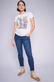 Naomi Cadillac Jeans Regular | Dark Blue | Jeans fra Mos Mosh