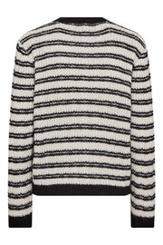 Jazz Cardigan 206484 | Moonbeam Melange W. Black | Cardigan fra Freequent